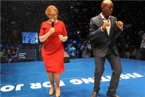 DA Leaders Seen Here At The Fight For Johannesburg Campaigne Hosted By The Democratic Allaince.